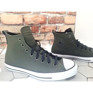 Converse Chuck Taylor All Star Hi TecTuff Utility Green Canvas Shoes Men Sz 8.5